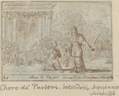 Coro de pastores y sacerdotes: Montano, Mirtillo de Johann Wilhelm Baur