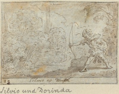 Silvio y Dorinda, 1640 de Johann Wilhelm Baur