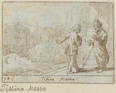 Titiro y Messo de Johann Wilhelm Baur