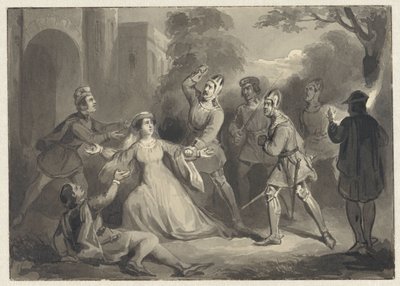 Asesinato de Alida van Poelgeest, 1392 de Johann Wilhelm Kaiser (I)