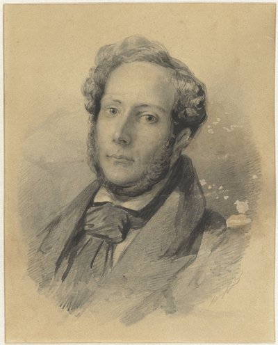Autorretrato de Johann Wilhelm Kaiser (I) de Johann Wilhelm Kaiser (I)