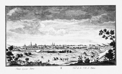 Vista de Tara, ca 1735 de Johann Wilhelm Lürsenius