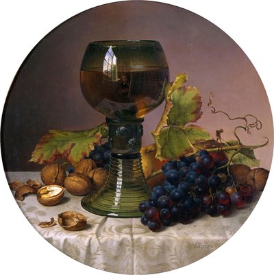 Naturaleza muerta con frutas de Johann Wilhelm Preyer