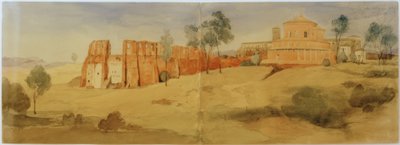 Vista de Santa Costanza de Johann Wilhelm Schirmer