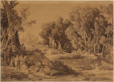 La invención de las artes en el linaje de Caín (Génesis 4, 20-22) de Johann Wilhelm Schirmer