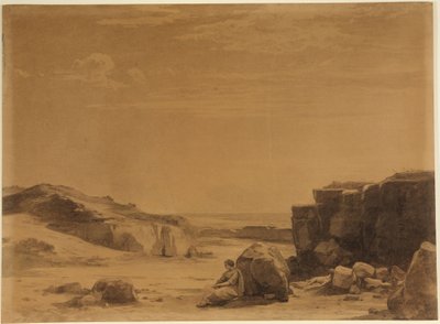 Agar en el desierto (Génesis 21, 16) de Johann Wilhelm Schirmer