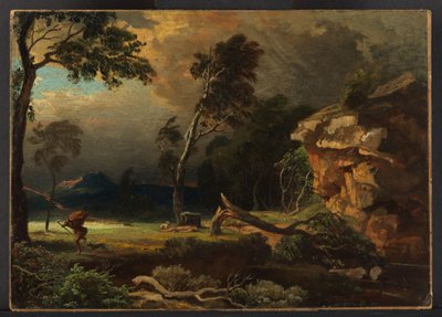 La huida de Caín de Johann Wilhelm Schirmer