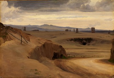 Vista de la Campaña Romana de Johann Wilhelm Schirmer
