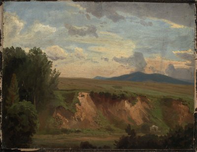 Paisaje del sur de Francia con ladera desnuda de Johann Wilhelm Schirmer