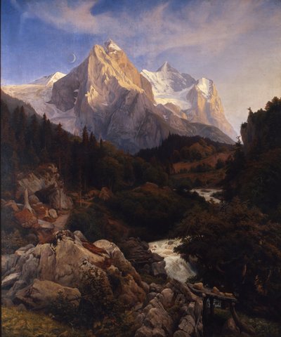 El cuerno mojado de Johann Wilhelm Schirmer