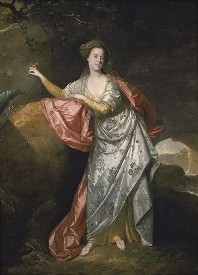 Ann Cargill née Brown como Miranda en La Tempestad de Shakespeare. Londres, Teatro Covent Garden de Johann Zoffani