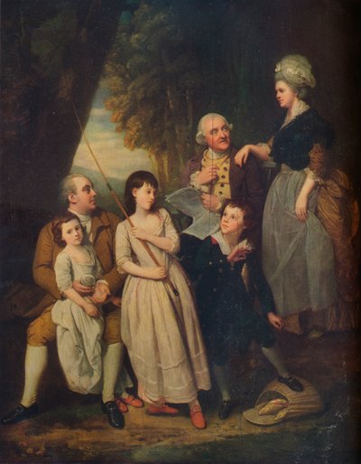 Sr. y Sra. Burke de Carshalton, siglo XVIII, 1917 de Johan Joseph Zoffany