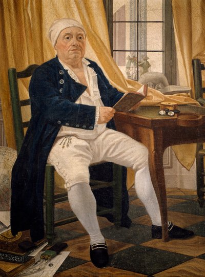 Retrato de Ennemond Alexandre Petitot de Johann Zoffany