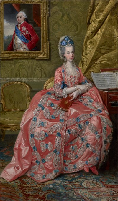 Retrato de la Archiduquesa María Amalia de Austria, Duquesa de Parma, c.1778 de Johan Joseph Zoffany