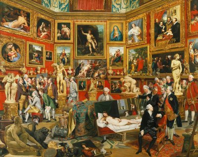La Tribuna de los Uffizi de Johann Zoffany