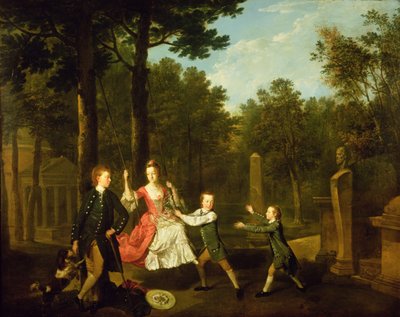 Los hijos del 4º Duque de Devonshire de Johann Zoffany
