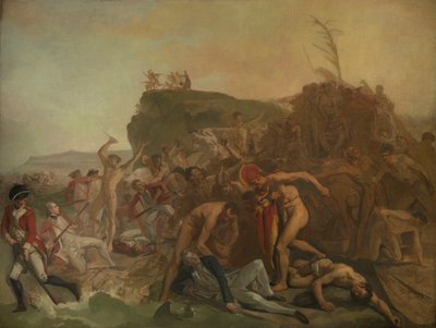La muerte del capitán James Cook de Johann Zoffany