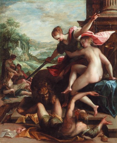 El triunfo de la verdad, c.1598 de Johann or Hans von Aachen