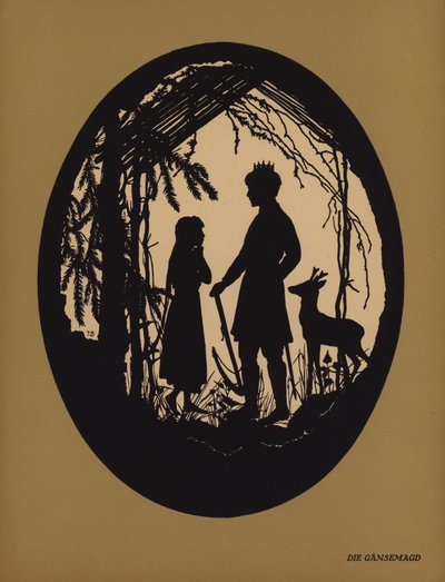 Die Gansemagd (litografía) de Johanna Beckmann