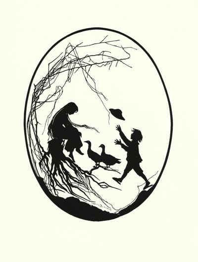 Die Gansemagd (litografía) de Johanna Beckmann