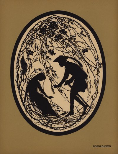 Roseta de espinas (litografía) de Johanna Beckmann