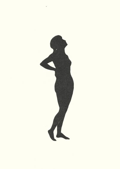 Johanna Beckmann silueta (litografía) de Johanna Beckmann