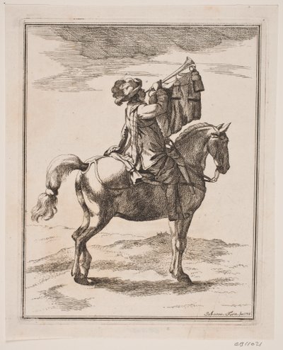 Un trompetista a caballo de Johanna Fosie