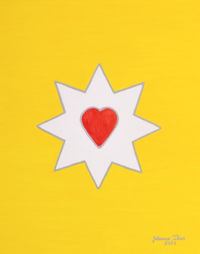 La estrella del amor que alegra el corazón - imagen sin cita de Johanna Thier