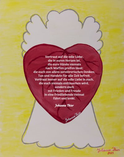 El Ángel de la Paz de Johanna Thier