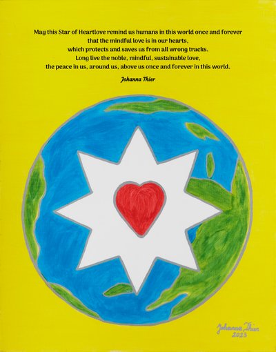 La Estrella del Amor del Corazón de Rosental para todos los Humanos de este Mundo de Johanna Thier