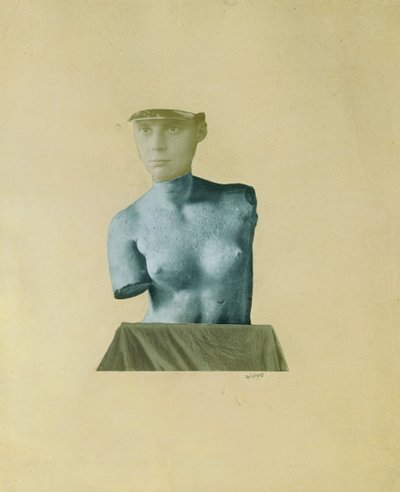 Typique amalgame vertical du Dada Baargeld - Desorden vertical típico como representación del Dada Baargeld - Johannes Theodor Baargeld (Zentrodada) (1892-1927). Técnica mixta a bordo de Johannes Baargeld