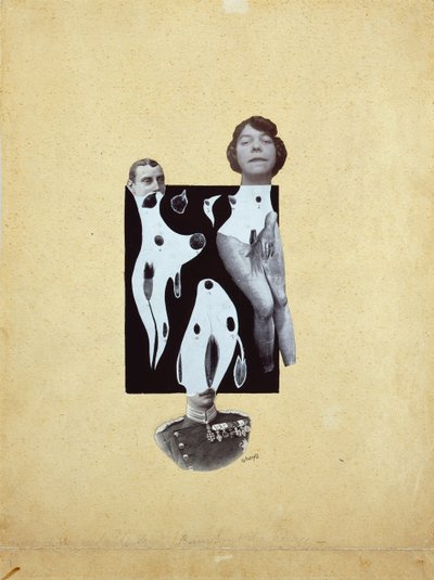 Venus en el Juego de los Reyes - Johannes Theodor Baargeld (Zentrodada) (1892-1927). Collage de Johannes Baargeld