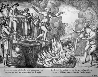 Sati de Johannes Baptista van the Younger Doetechum