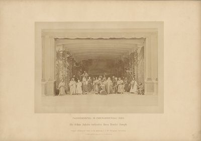 Pasión de Ober-Ammergau - Los hijos de Jacob venden a su hermano José de Johannes Bernhard