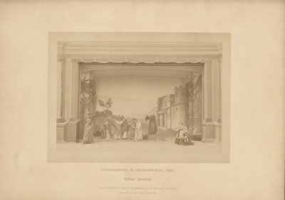 Juego de pasión de Ober-Ammergau - Despedida de Tobias de Johannes Bernhard