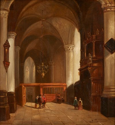 Interior de la iglesia de Johannes Bosboom