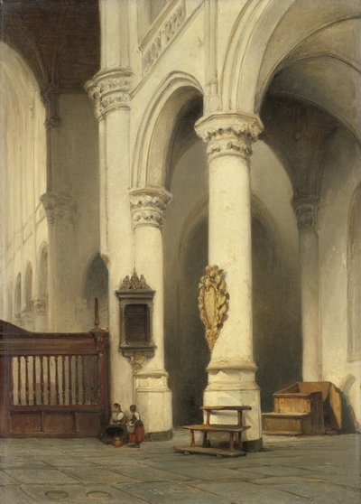 Interior de la iglesia de Johannes Bosboom
