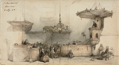 Interior de una iglesia de Johannes Bosboom