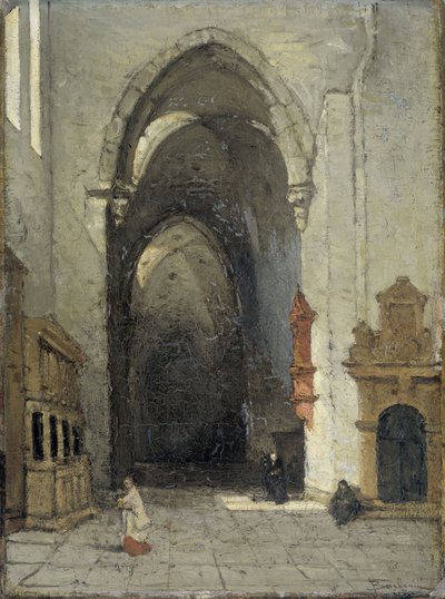 Interior de la catedral de Tréveris de Johannes Bosboom