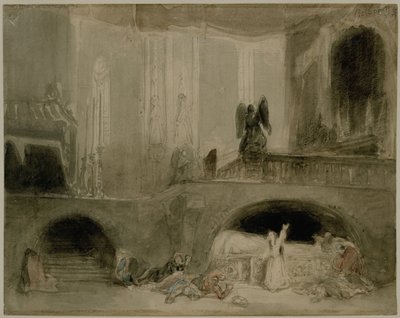 Escena de la ópera Guido et Ginevra de Johannes Bosboom