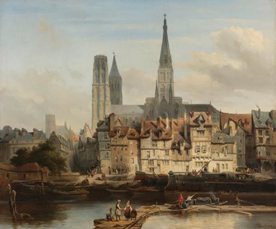 El Muelle de París en Rouen
El Muelle de París en Rouen de Johannes Bosboom