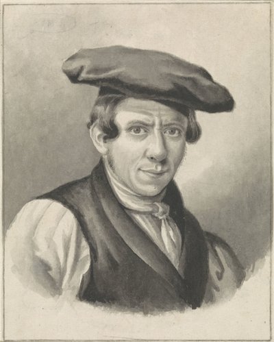 Autorretrato de Johannes Boshamer de Johannes Boshamer