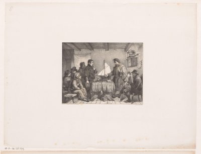 Pago de los muchachos del barco de Johannes Christiaan d