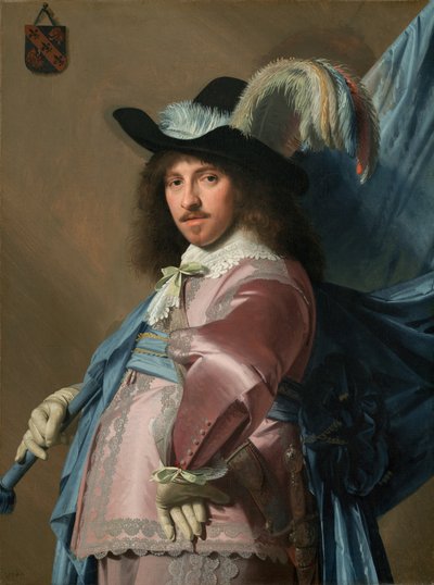 Andries Stilte como abanderado de Johannes Cornelisz Verspronck