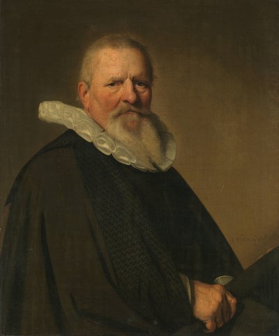 Pieter Jacobsz Schout (1570-1645), burgomaestre de Haarlem de Johannes Cornelisz. Verspronck