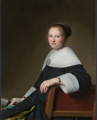 Retrato de Maria van Strijp
Maria van Strijp (1627-1707), esposa de Eduard Wallis de Johannes Cornelisz. Verspronck