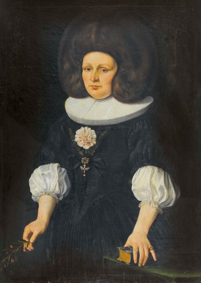 Alemán: Retrato de una dama con un libro de oraciones de Johannes Dünz