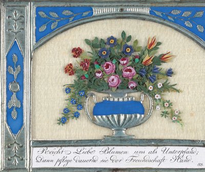 Tarjeta de felicitación, 1821 de Johannes Endletzberger