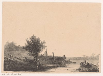Paisaje fluvial de Johannes Franciscus Hoppenbrouwers