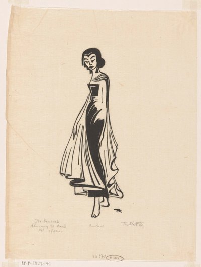 Inicio de la danza, en ascenso (título original en el objeto)
Bailarina javanesa (título original de la serie en el objeto) de Johannes Frederik Engelbert ten Klooster (signed by artist)